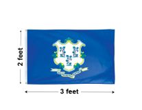 2'x3' Connecticut Nylon Outdoor Flag